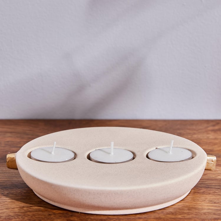 Marshmallow Ceramic T-Light Holder