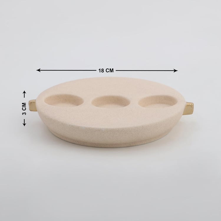 Marshmallow Ceramic T-Light Holder