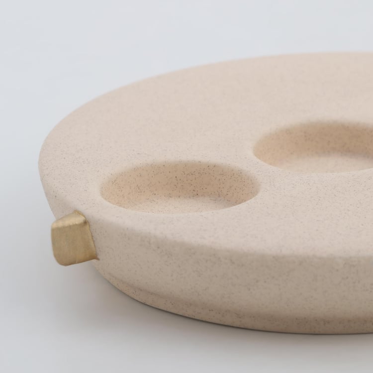 Marshmallow Ceramic T-Light Holder