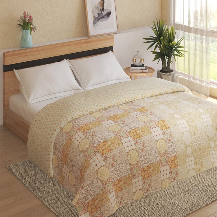 Medley Dastkari Cotton Printed Double Comforter