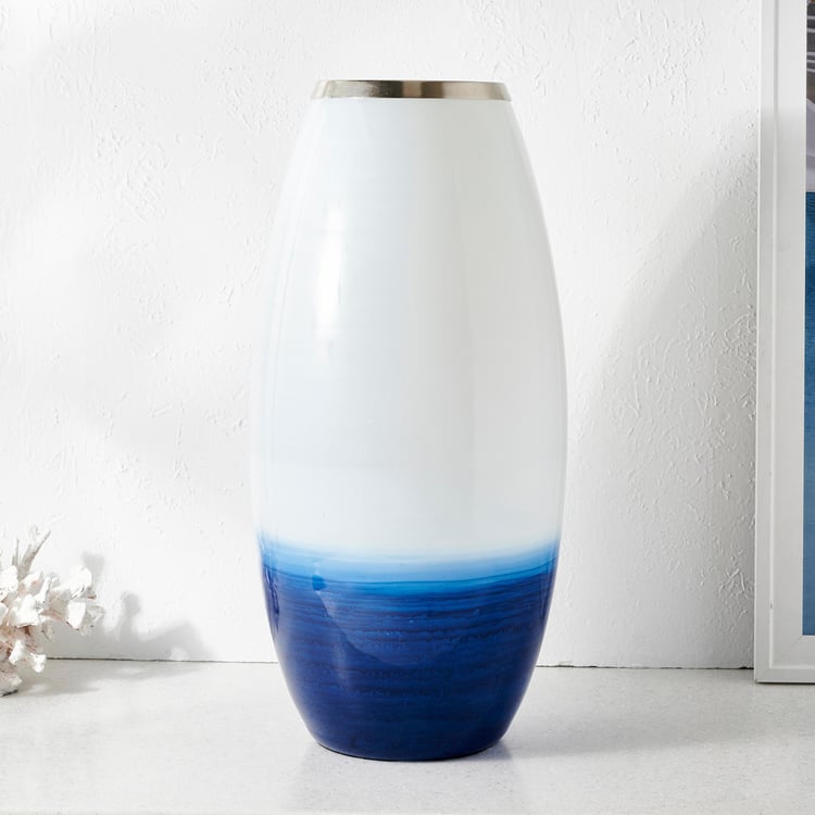 Splendid Santorini Glass Ombre Vase