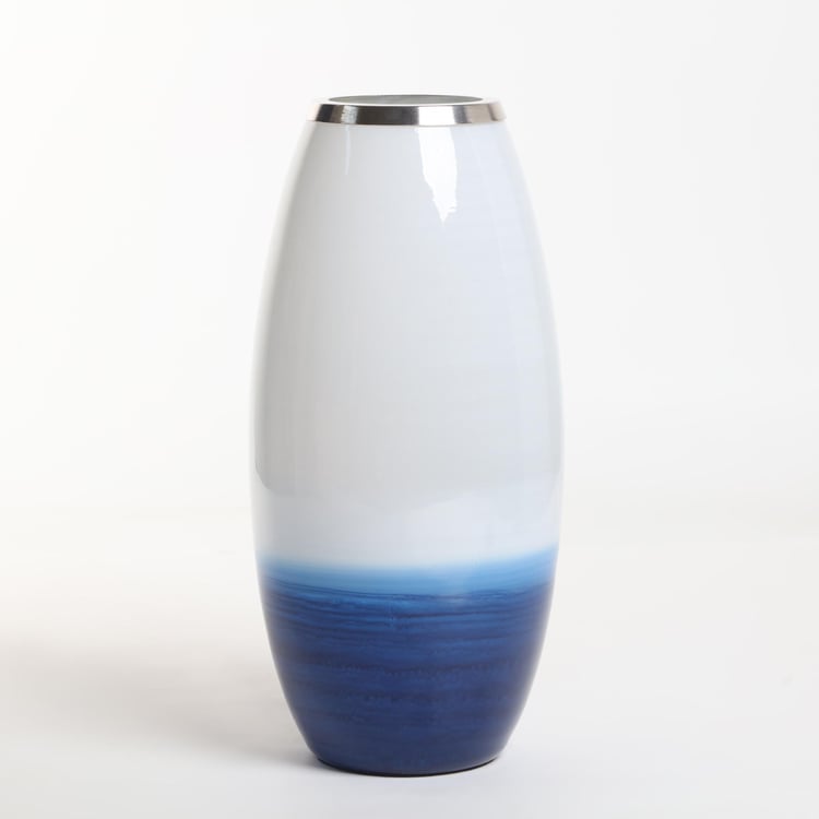 Splendid Santorini Glass Ombre Vase