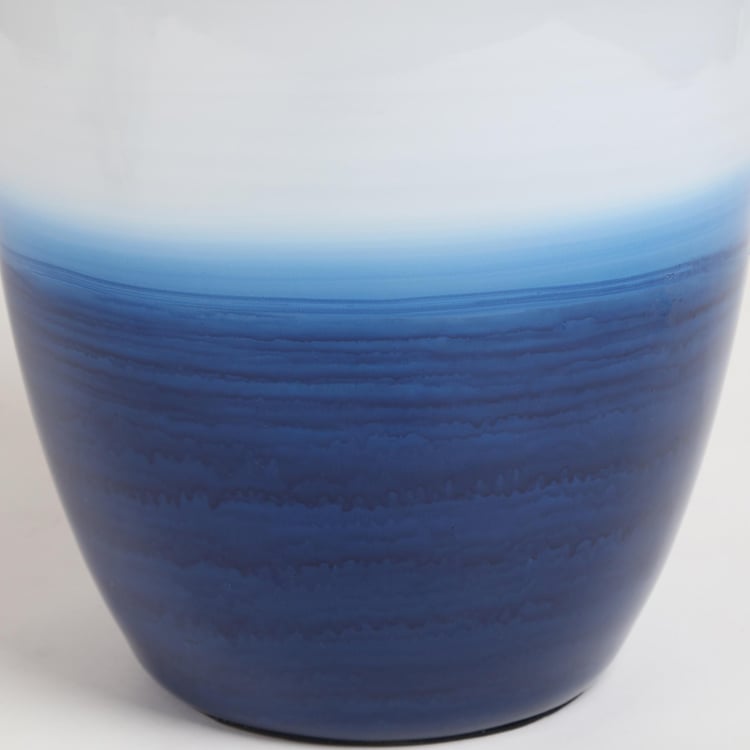 Splendid Santorini Glass Ombre Vase