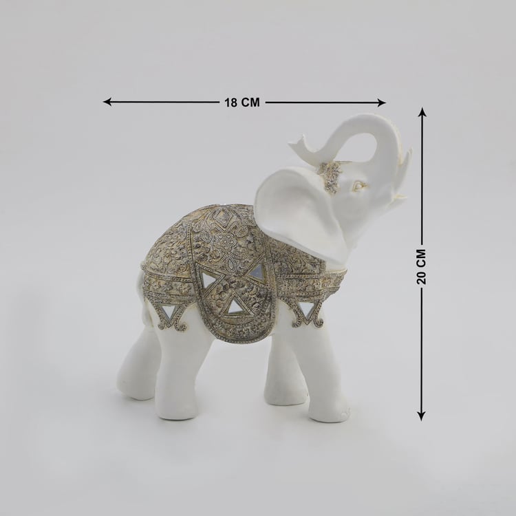 Corsica Airavat Polyresin Elephant Figurine