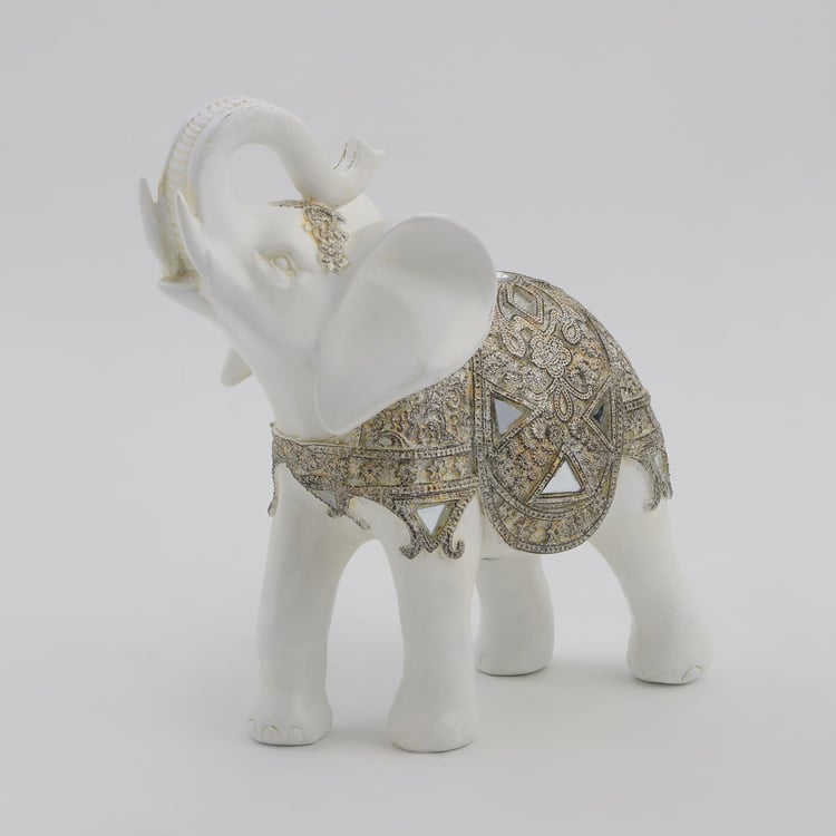 Corsica Airavat Polyresin Elephant Figurine