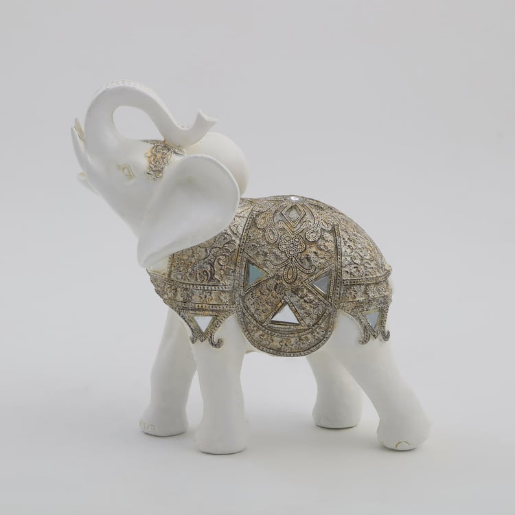 Corsica Airavat Polyresin Elephant Figurine