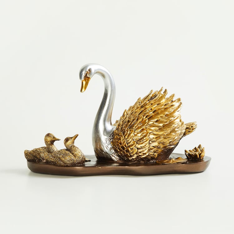 Corsica Svana Polyresin Swan Figurine