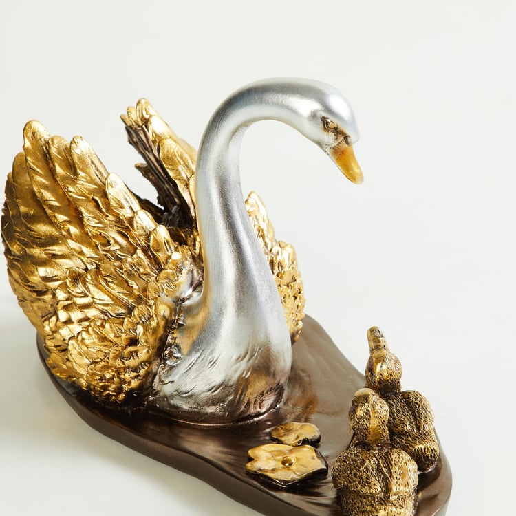 Corsica Svana Polyresin Swan Figurine