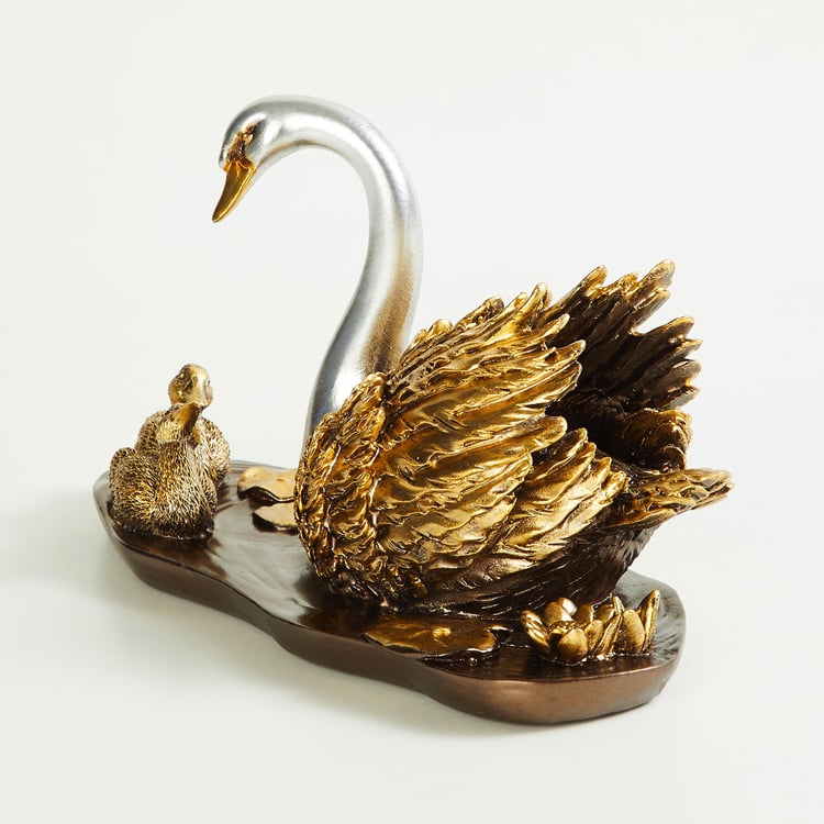 Corsica Svana Polyresin Swan Figurine