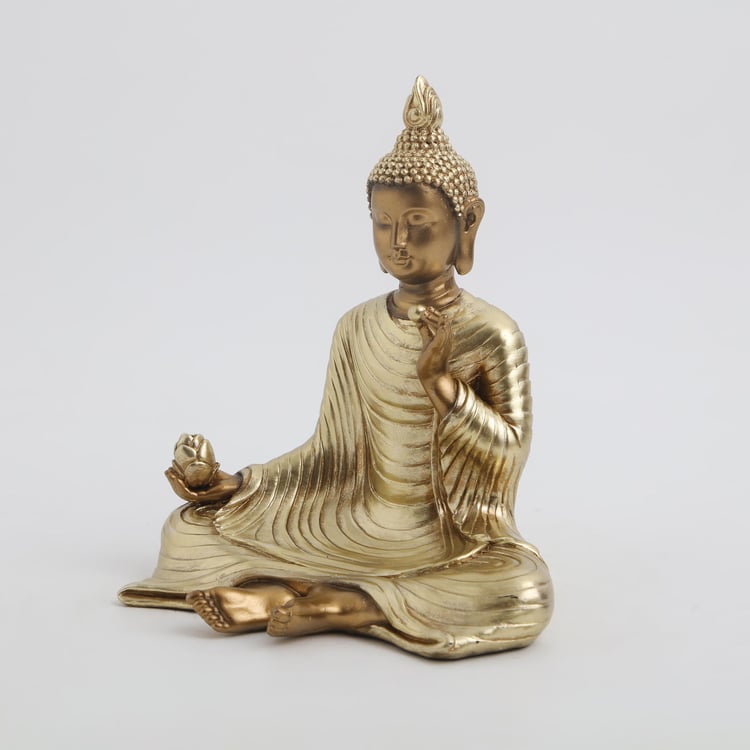 Corsica Taiki Polyresin Sitting Buddha Figurine