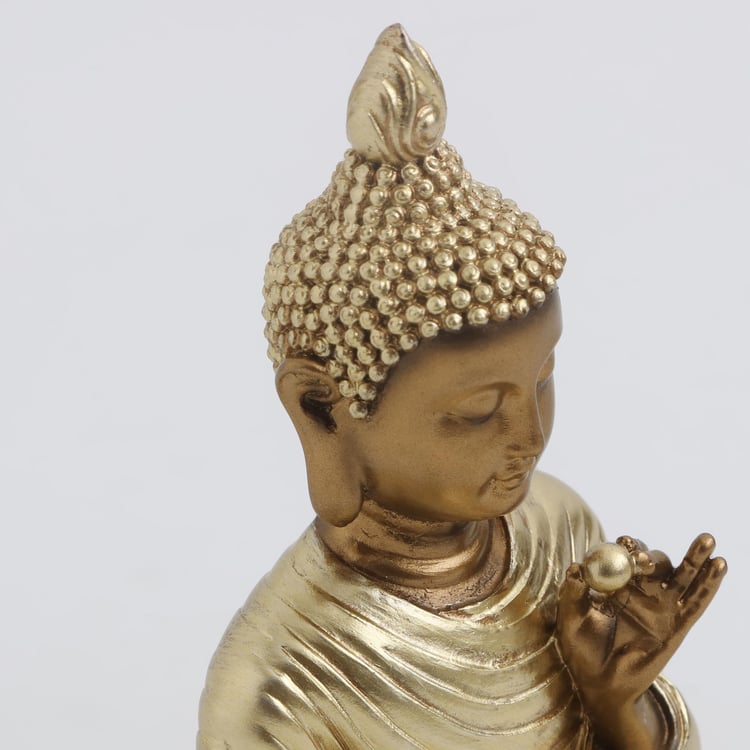 Corsica Taiki Polyresin Sitting Buddha Figurine