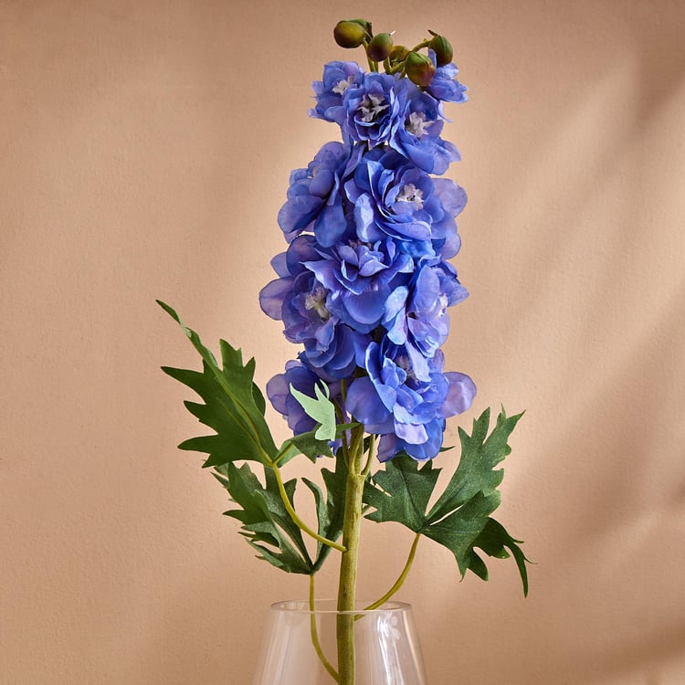 Botanical Artificial Delphinium Flower Stick - 68cm