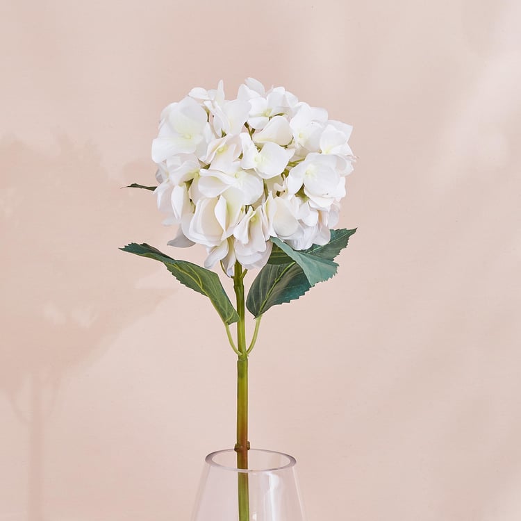 Botanical Spring Hydrangea Artificial Flower Stick - 70cm