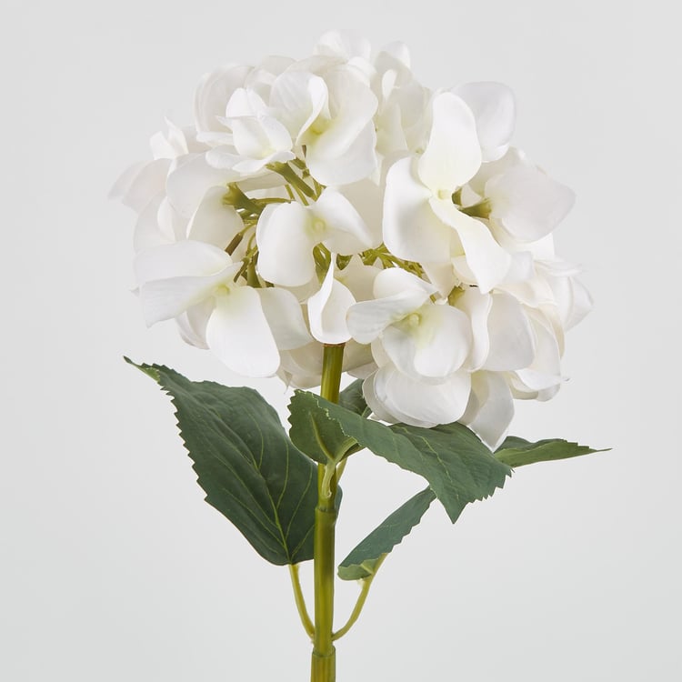 Botanical Spring Hydrangea Artificial Flower Stick - 70cm