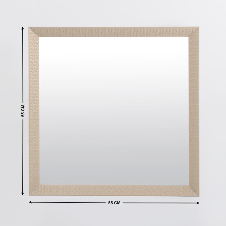 Reflection Square Decorative Wall Mirror - 55x55cm