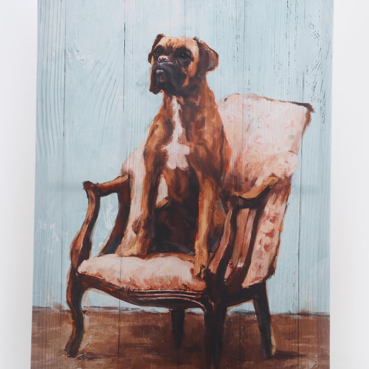 Breeza Set of 2 Canvas Dog Picture Frames - 60x40cm