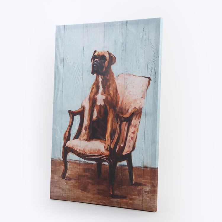 Breeza Set of 2 Canvas Dog Picture Frames - 60x40cm