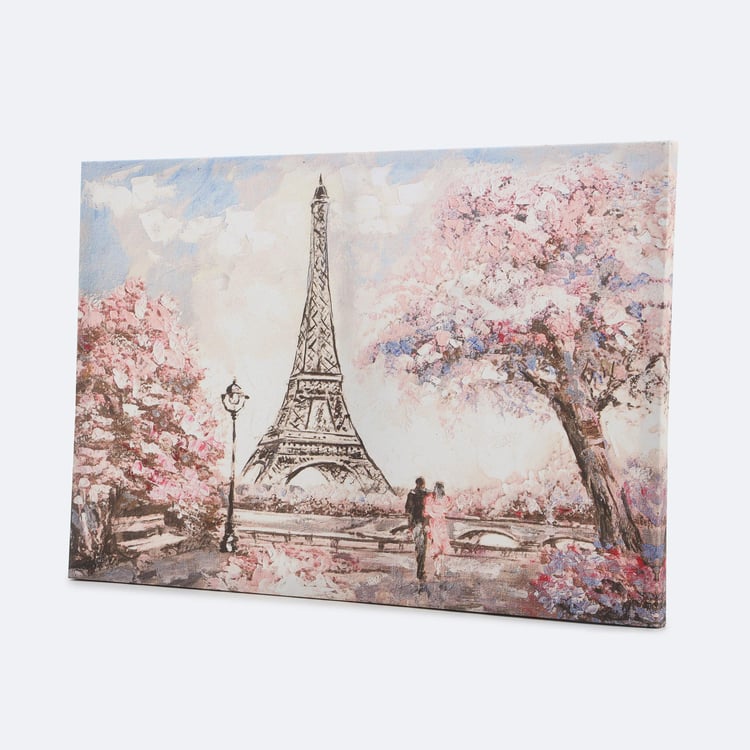 Corsica Brezza Set of 2 Canvas Eiffel Tower Printed Picture Frames - 60x40cm