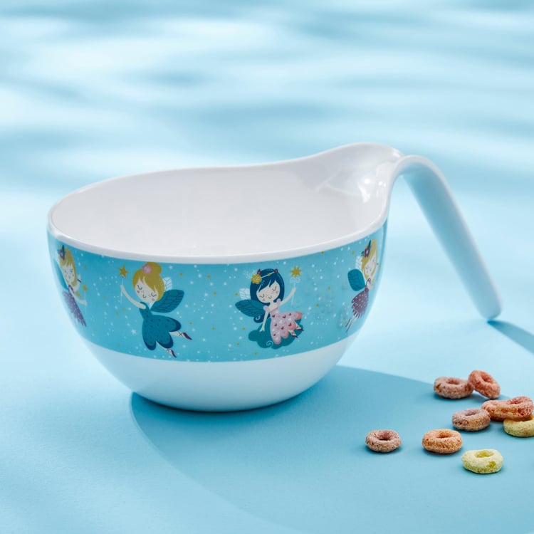 Glee Kids Melamine Fairy Printed Noodle Bowl - 650ml