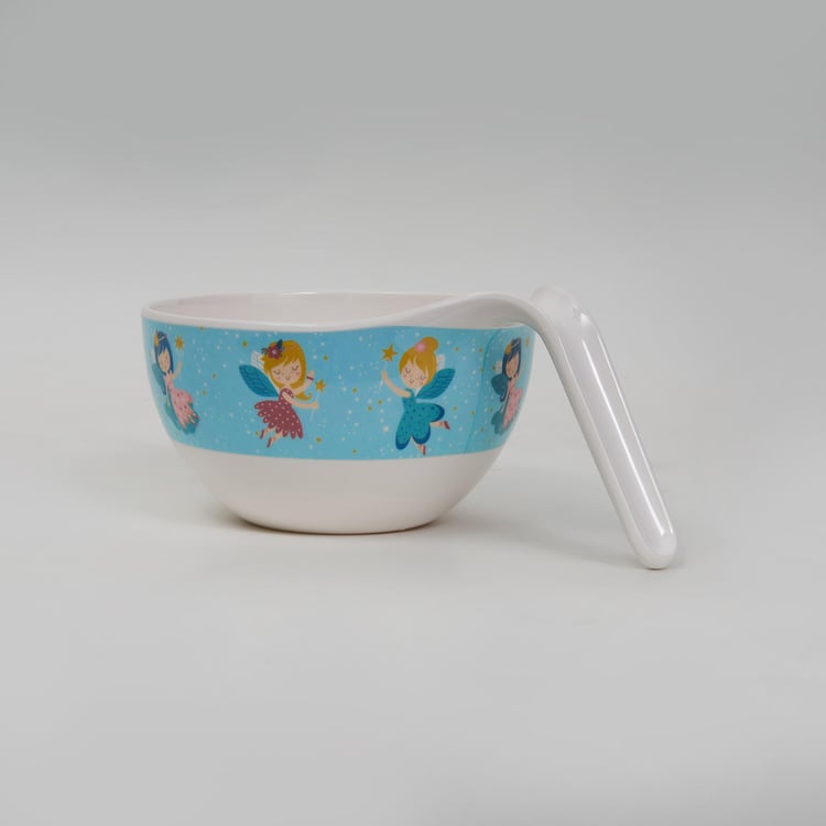 Glee Kids Melamine Fairy Printed Noodle Bowl - 650ml