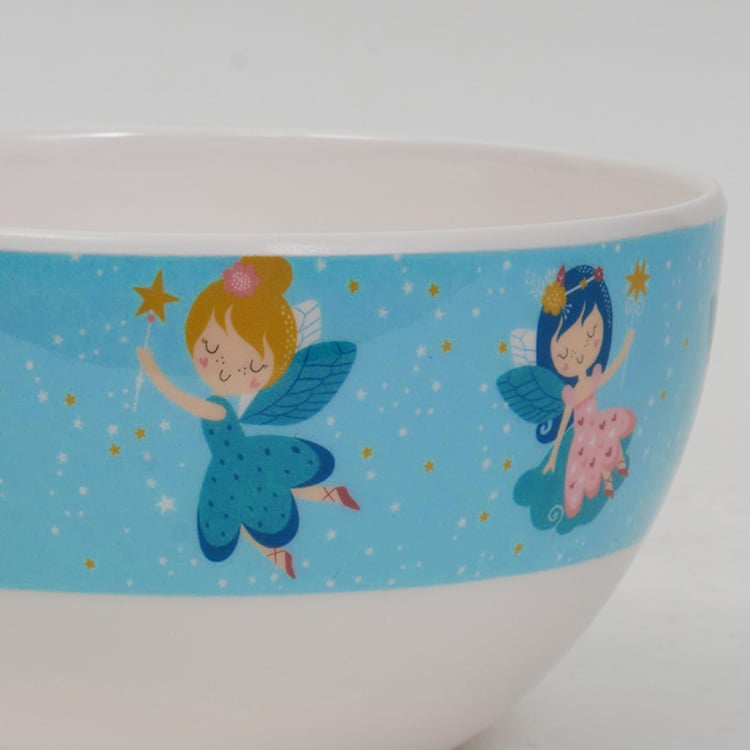 Glee Kids Melamine Fairy Printed Noodle Bowl - 650ml