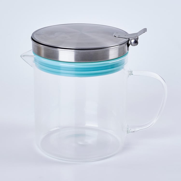 Pamolive Vita Glass Oil Container with Strainer - 500ml