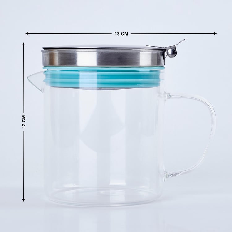 Pamolive Vita Glass Oil Container with Strainer - 500ml