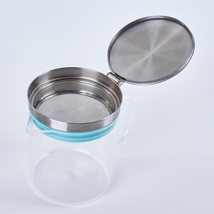 Pamolive Vita Glass Oil Container with Strainer - 500ml