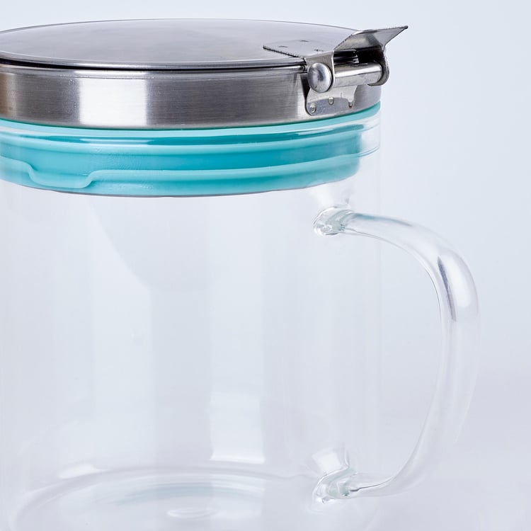 Pamolive Vita Glass Oil Container with Strainer - 500ml