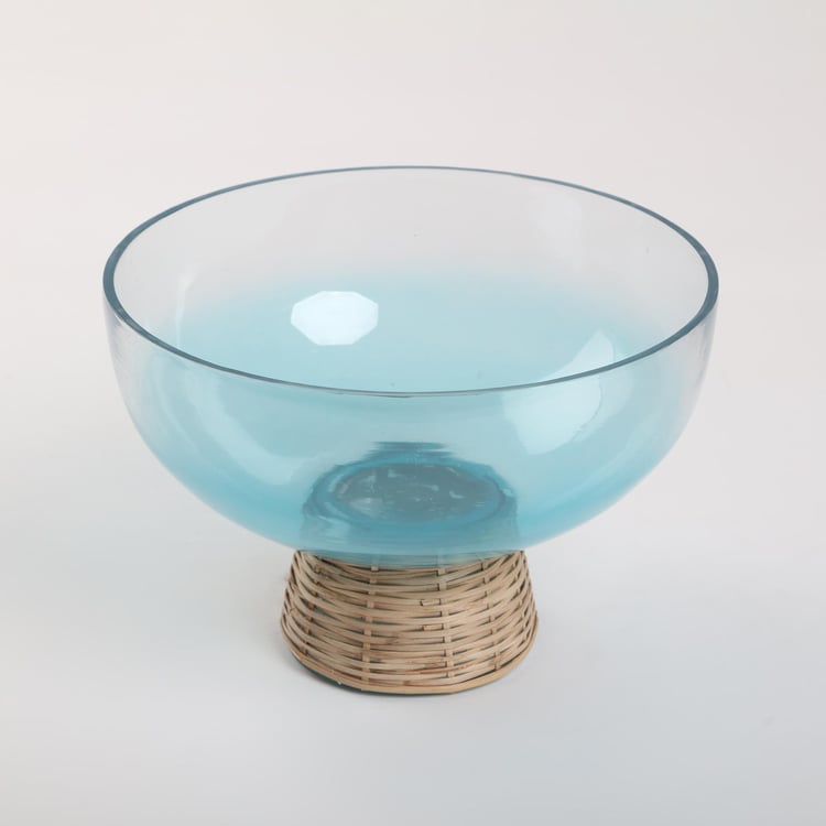 Splendid Santorini Glass Decorative Bowl