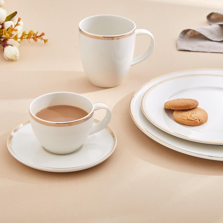 Altius Stoneware Cup and Saucer - 200ml