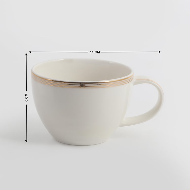 Altius Stoneware Cup and Saucer - 200ml