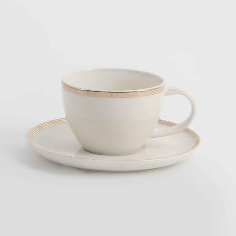 Altius Stoneware Cup and Saucer - 200ml