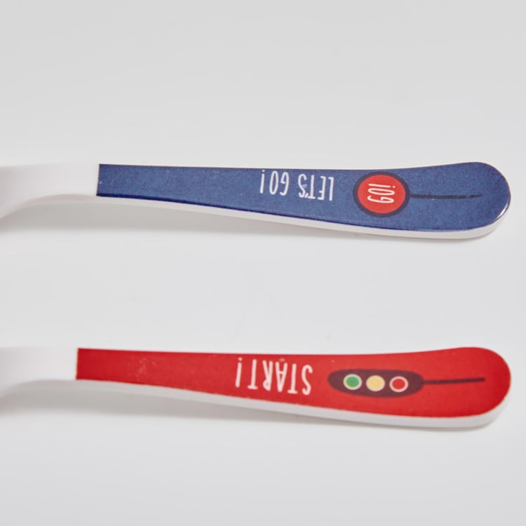 Glee Kids Melamine Printed Spoon and Fork Set