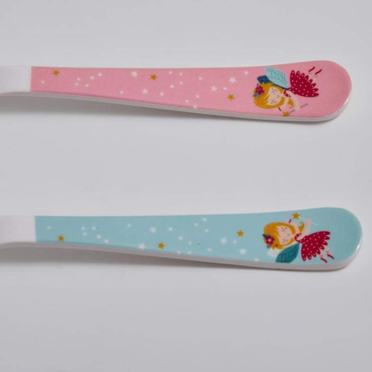 Glee Kids Melamine Printed Spoon and Fork Set