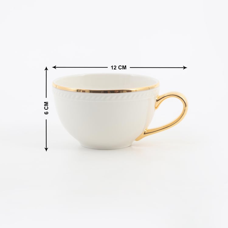 Marshmallow Porcelain Cup and Saucer - 200ml