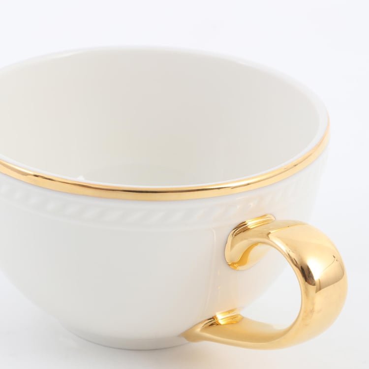 Marshmallow Porcelain Cup and Saucer - 200ml