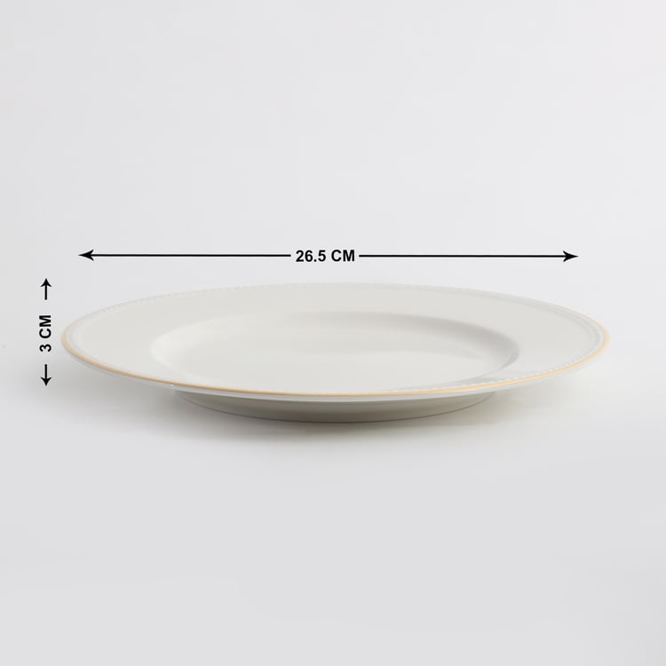 Marshmallow Porcelain Dinner Plate - 26.5cm