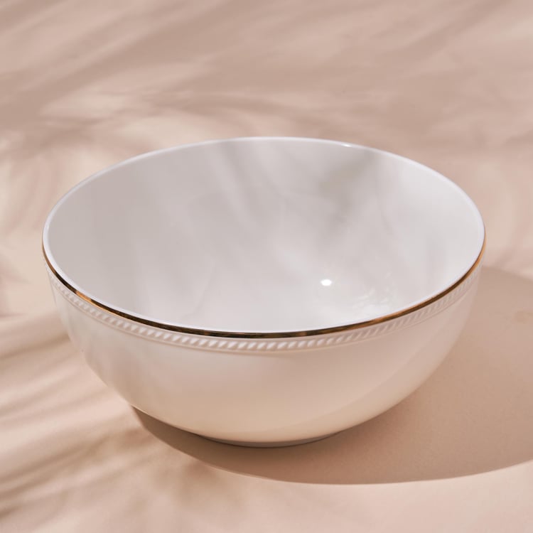 Marshmallow Porcelain Salad Bowl - 1.2L