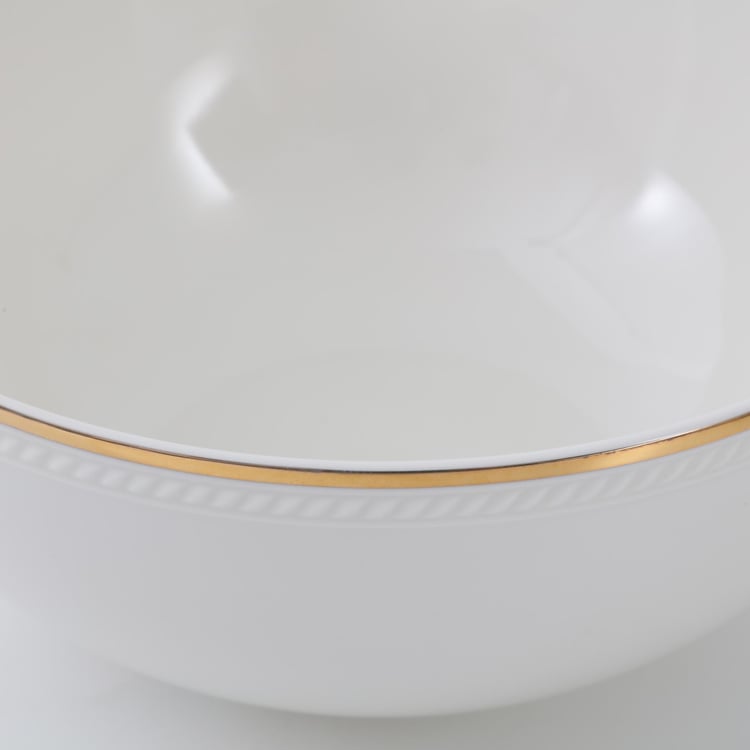 Marshmallow Porcelain Salad Bowl - 1.2L