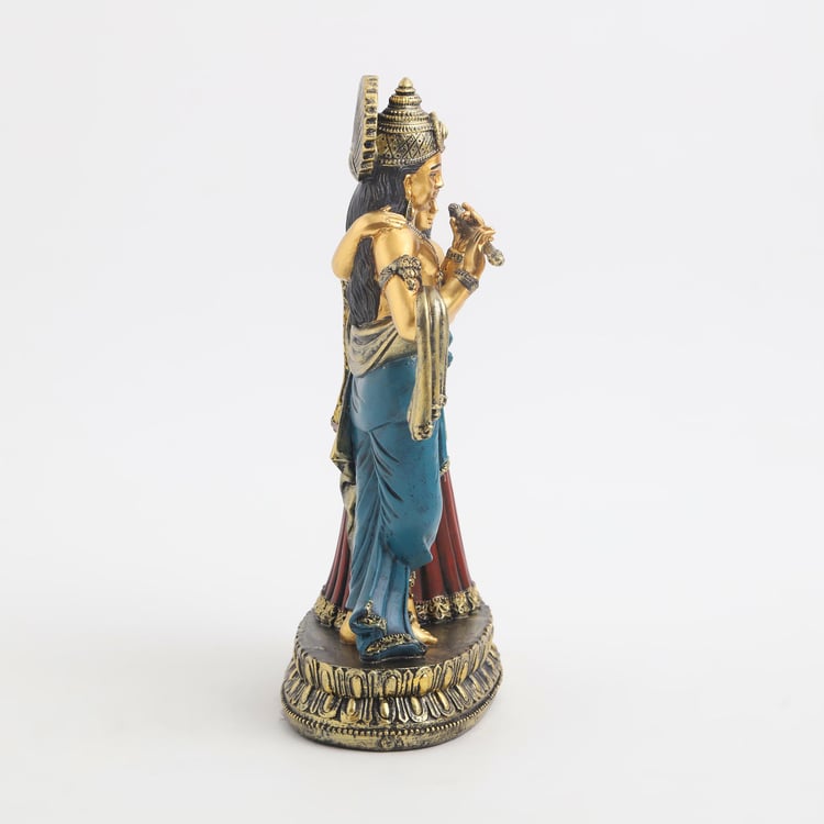 Alpana Polyresin Krishna and Radha Figurine