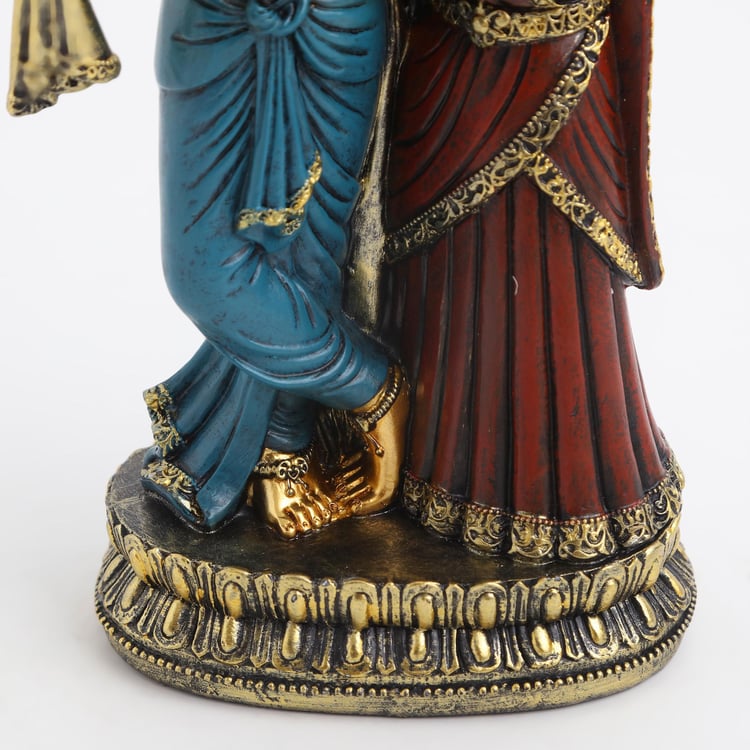 Alpana Polyresin Krishna and Radha Figurine