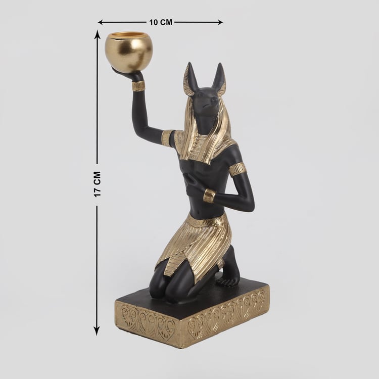 Jaguar Polyresin Egyptian Figurine