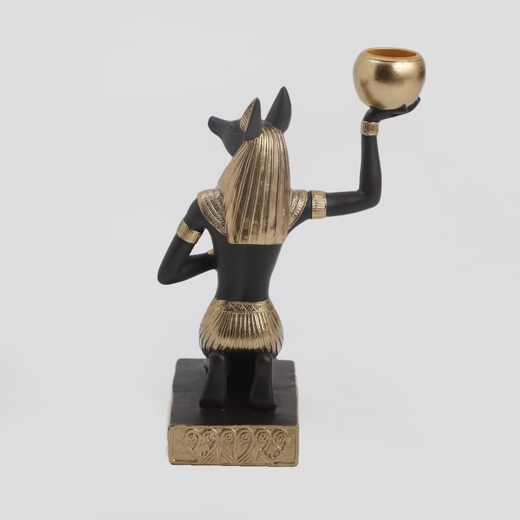 Jaguar Polyresin Egyptian Figurine