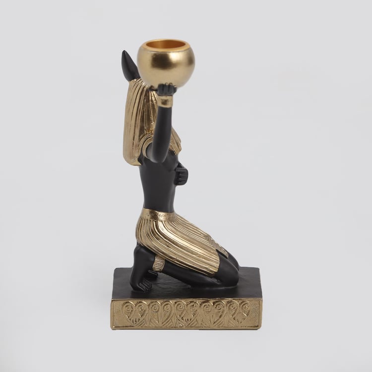 Jaguar Polyresin Egyptian Figurine