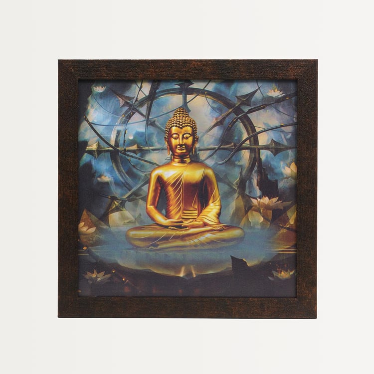 Aura Wooden Buddha Picture Frame - 34x34cm