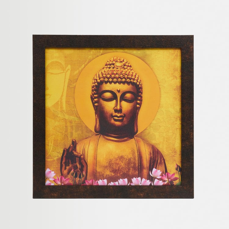 Aura Wooden Buddha Picture Frame - 34x34cm