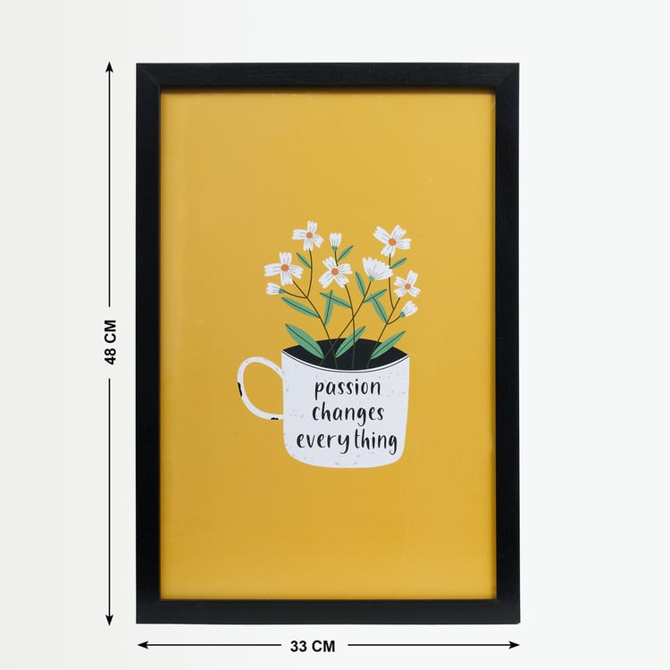 Spectrum Wooden Garden Quotes Picture Frame - 48x33cm