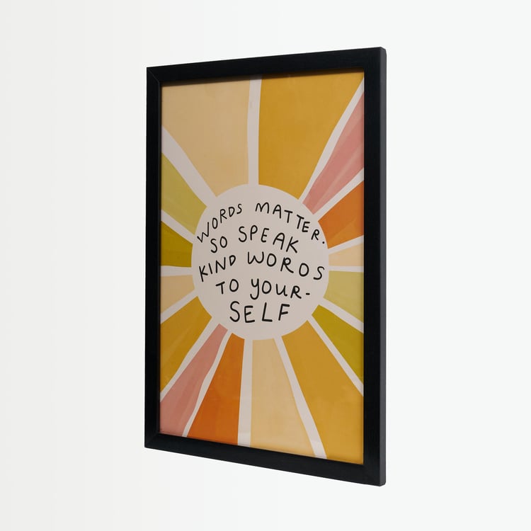 Spectrum Wooden Inspirational Quote Picture Frame - 48x33cm