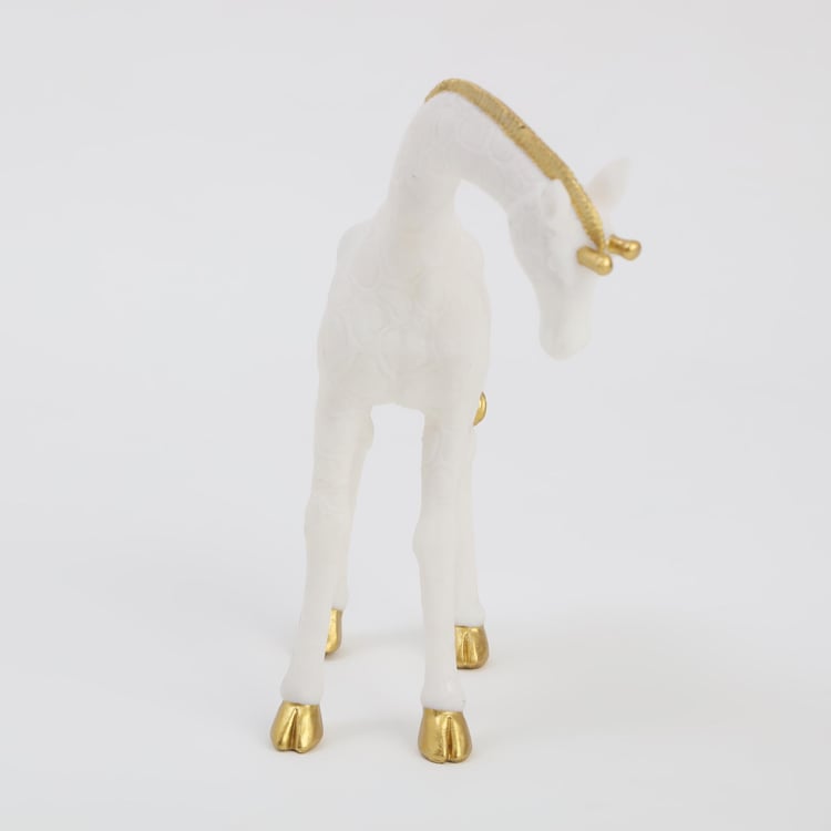 Magnus Polyresin Giraffe and Calf Figurine